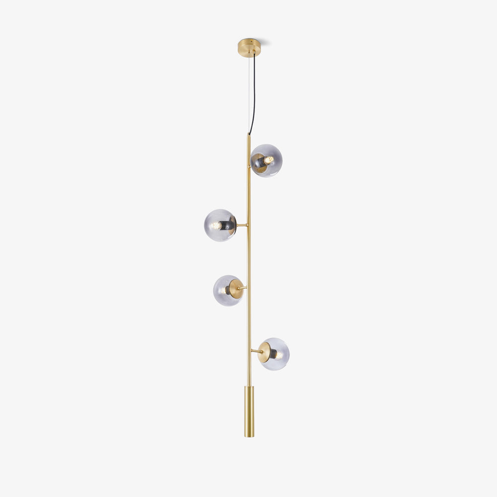 Erevia Brass & Glass Pendant Light