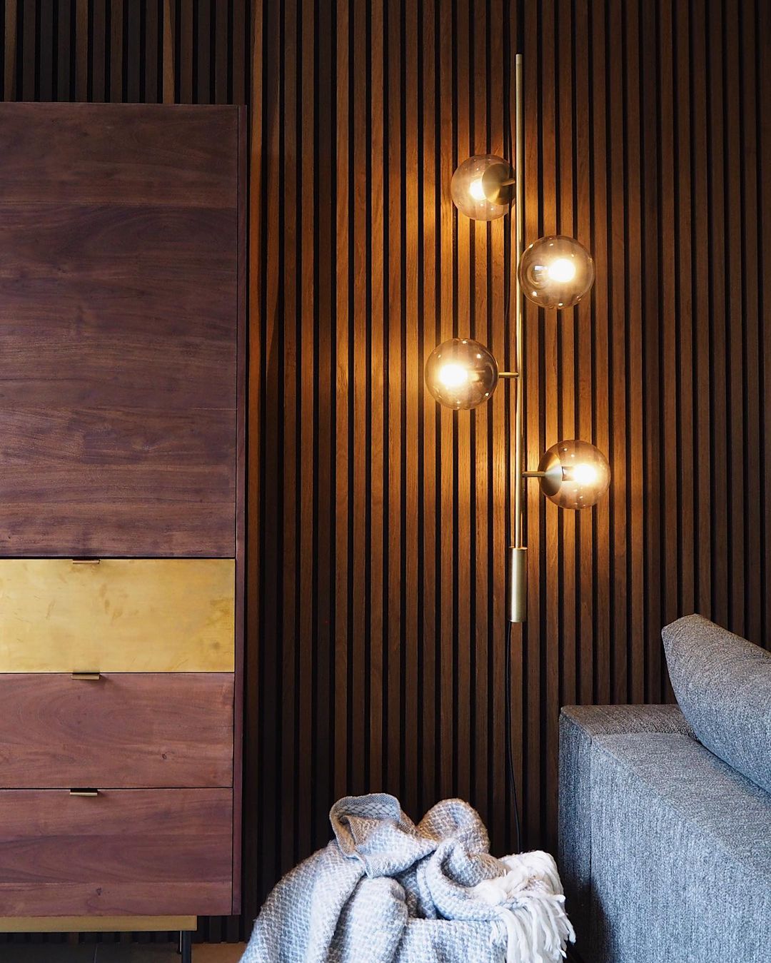 Erevia Brass & Glass Pendant Light