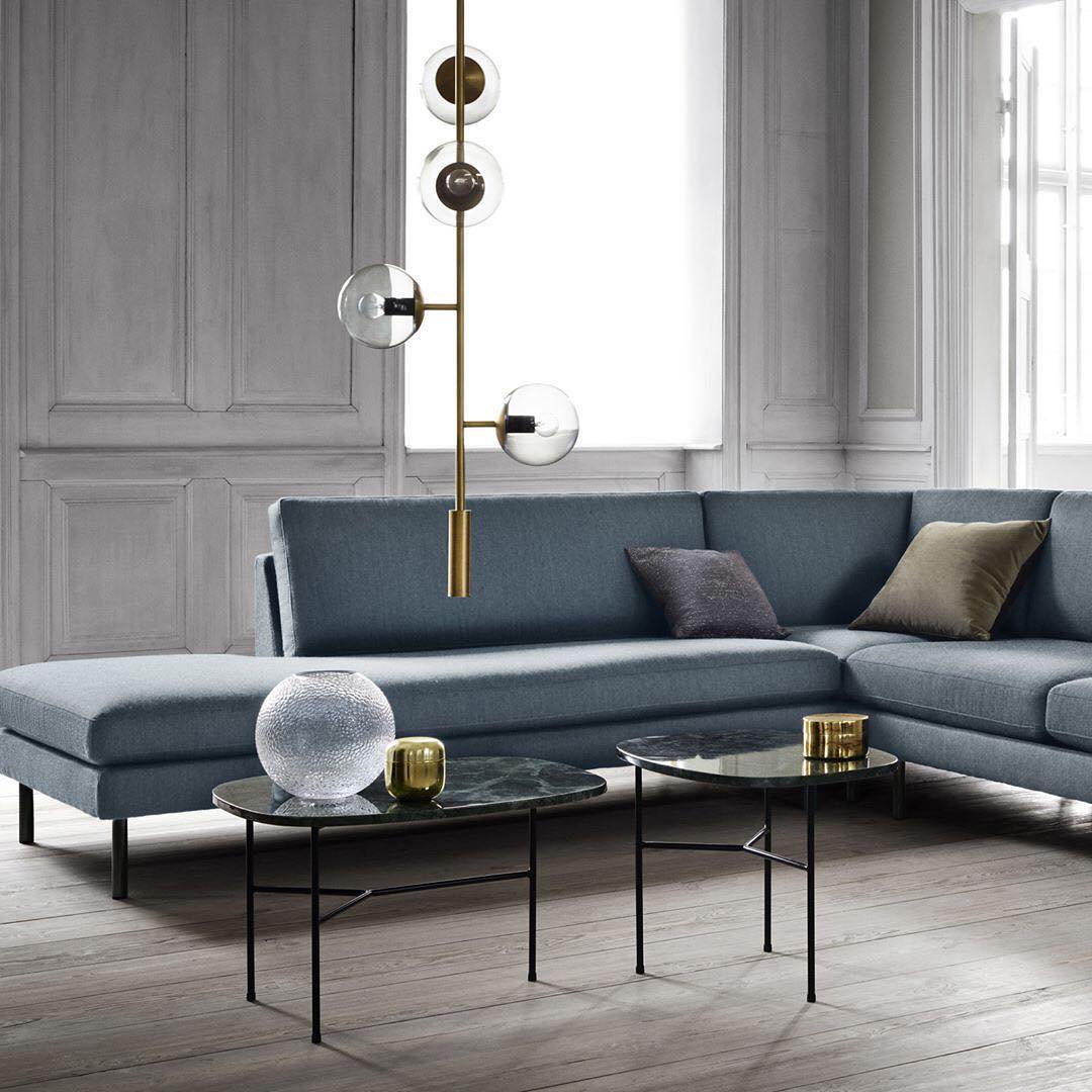 Erevia Brass & Glass Pendant Light