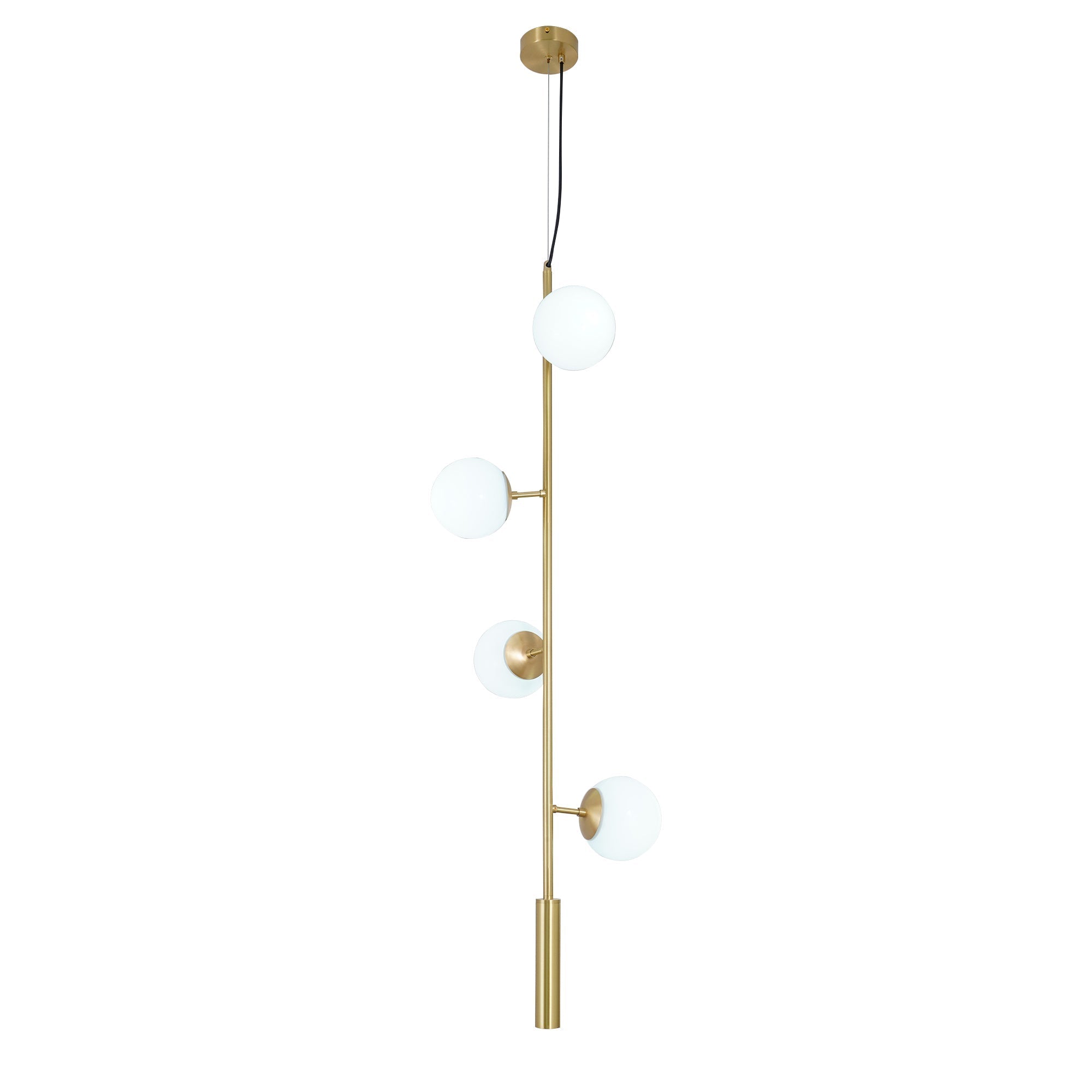 Erevia Brass & Glass Pendant Light