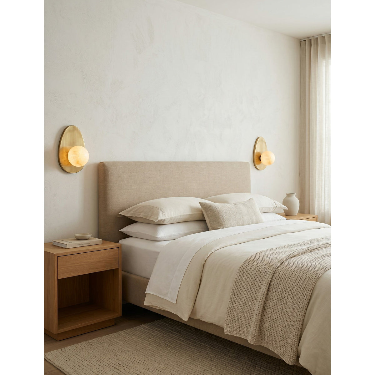 Orlisse Alabaster Wall Sconce