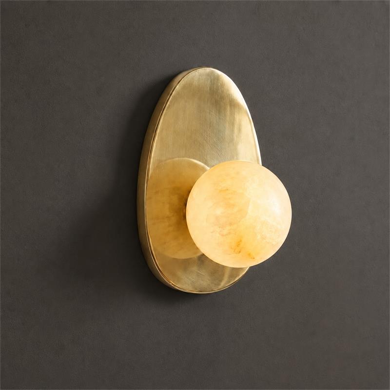 Orlisse Alabaster Wall Sconce