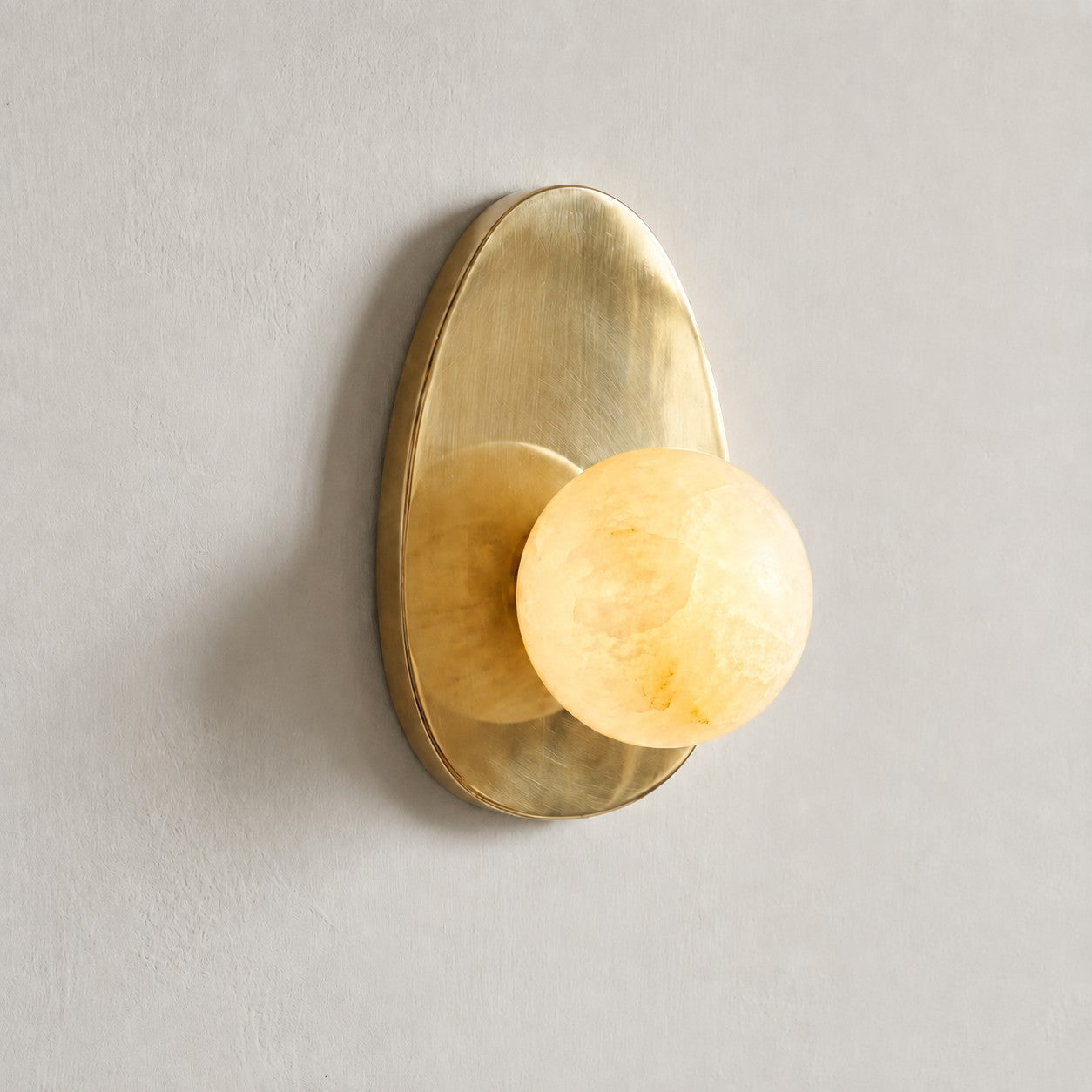 Orlisse Alabaster Wall Sconce