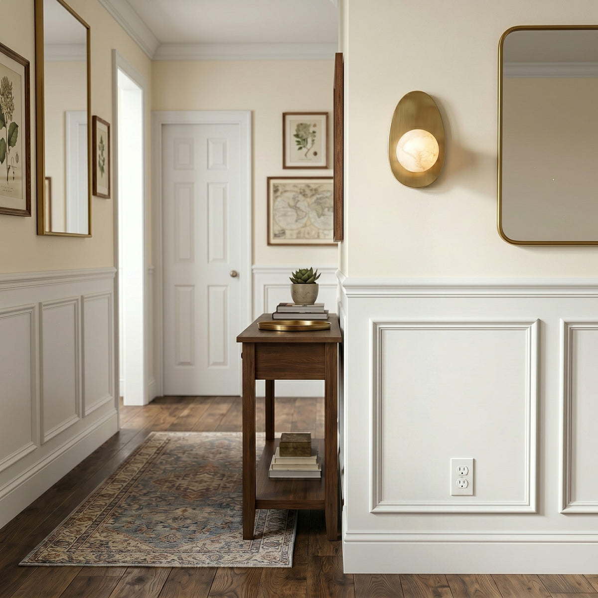 Orlisse Alabaster Wall Sconce
