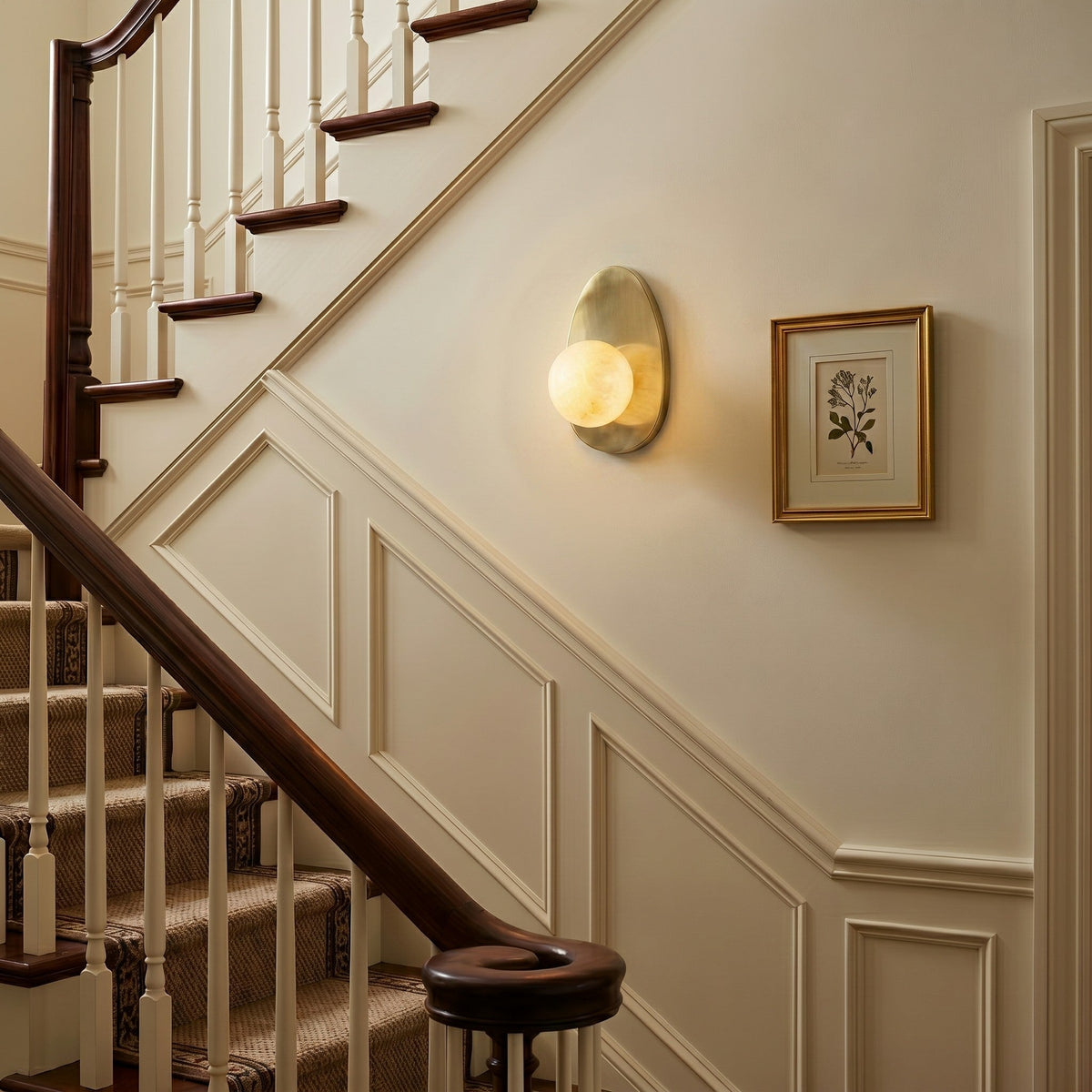 Orlisse Alabaster Wall Sconce