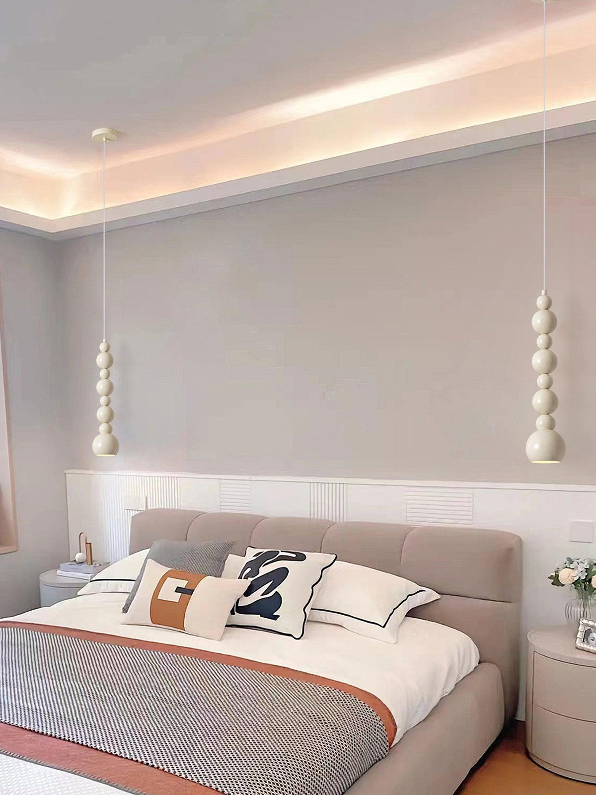 Slenao Beige Artistic Pendant Lights