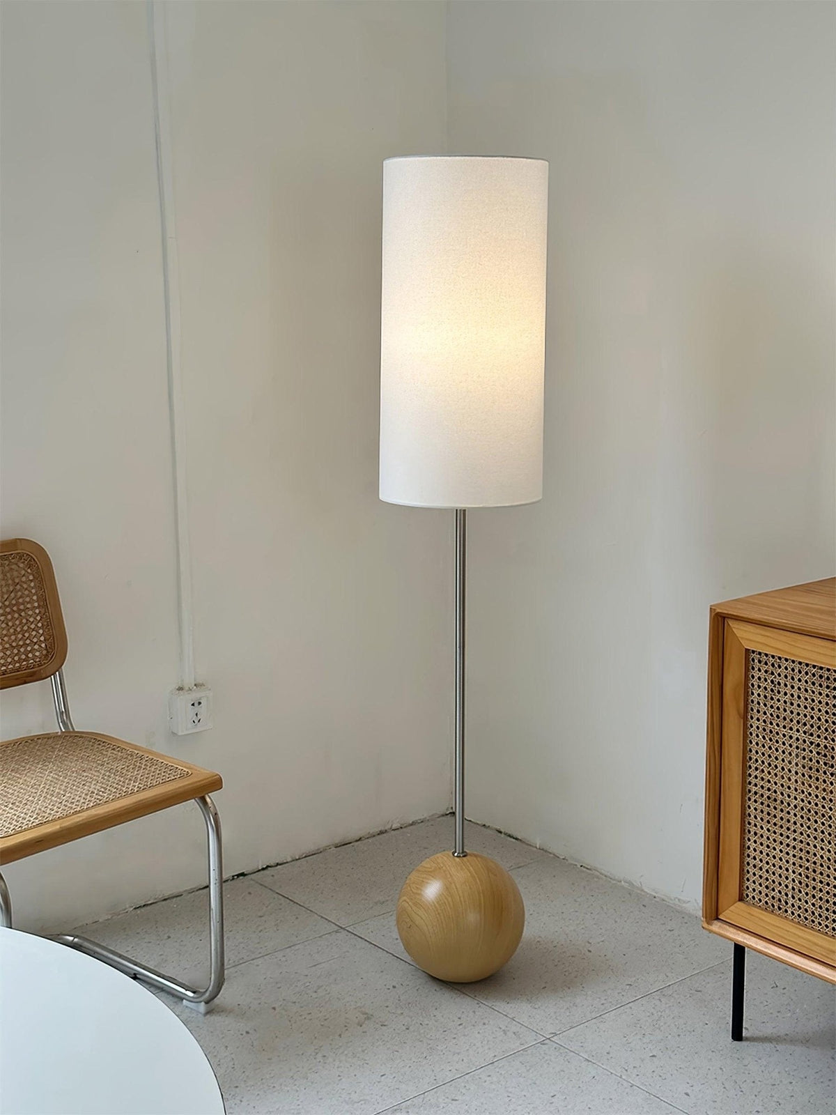 Cephaor Modern Fabric Floor Lamp