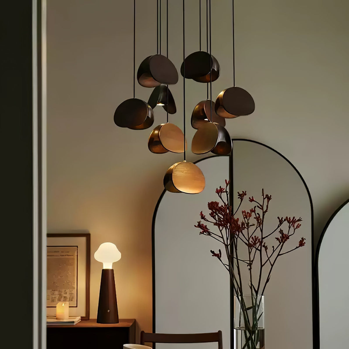 Tavro Minimalist Wood Pendant Light