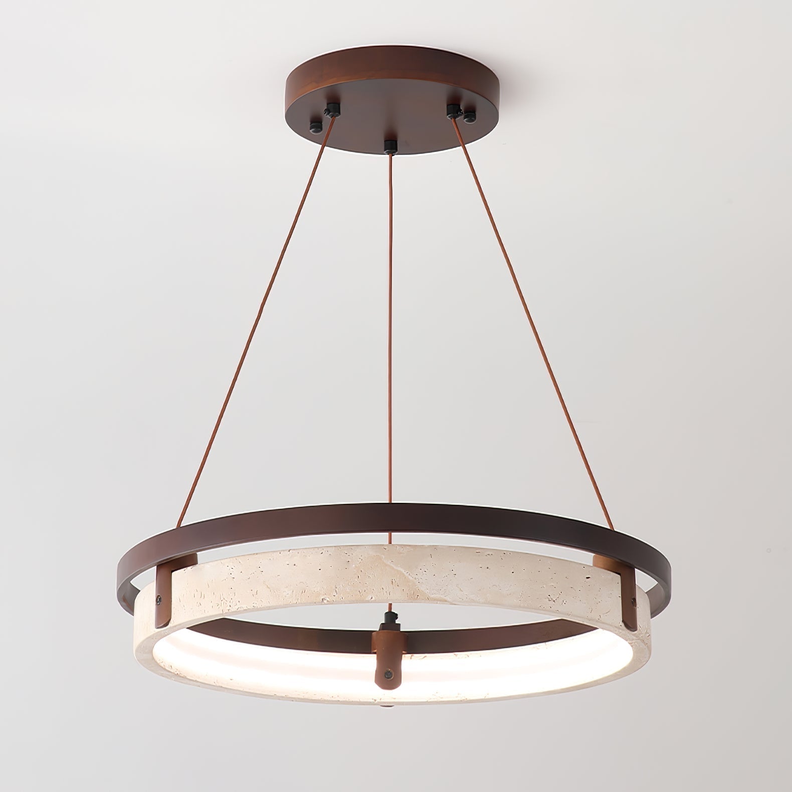 Veraearae Travertine Pendant Light - Neutral Decor