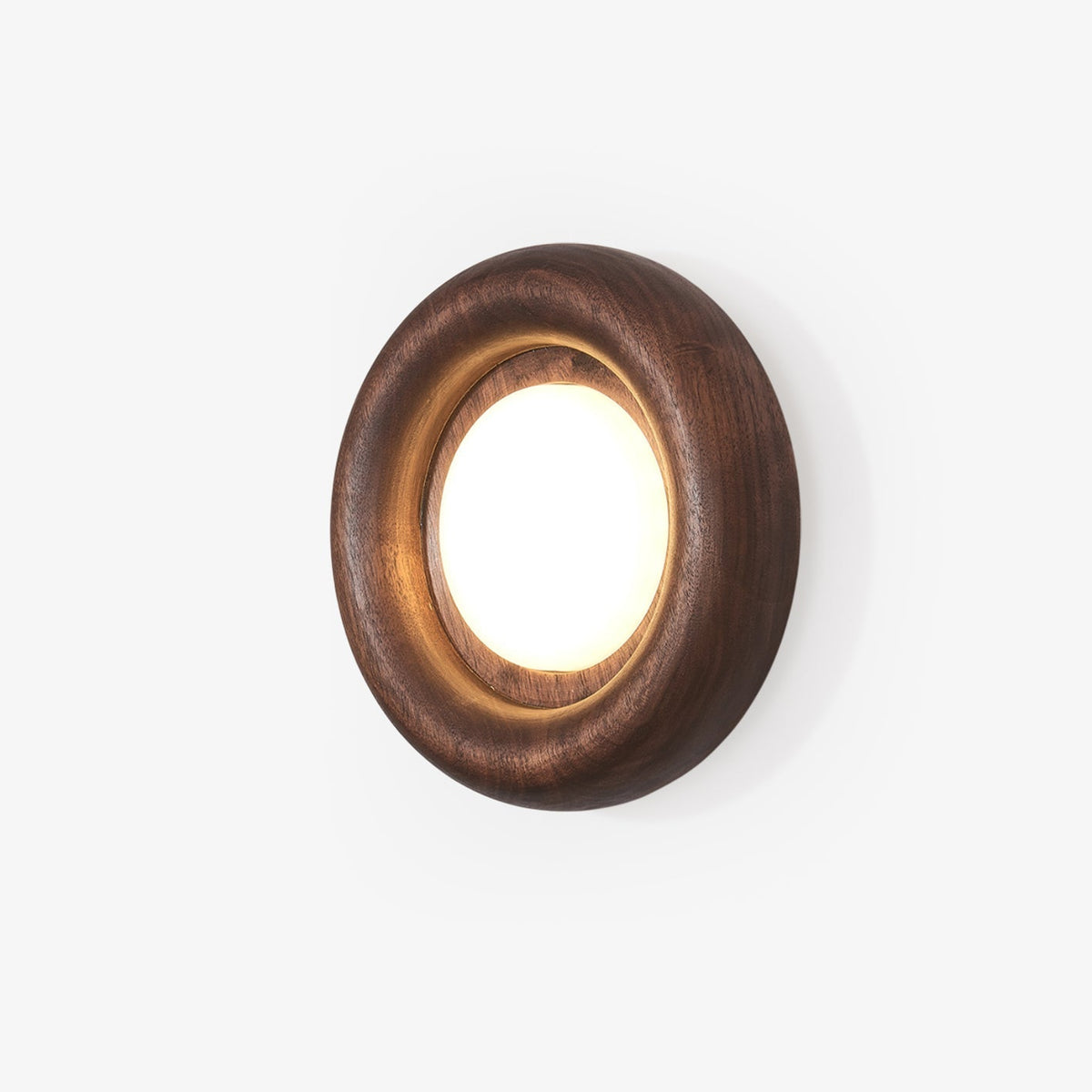 Elvirette Wall Lamp Wooden Frame Acrylic Glow