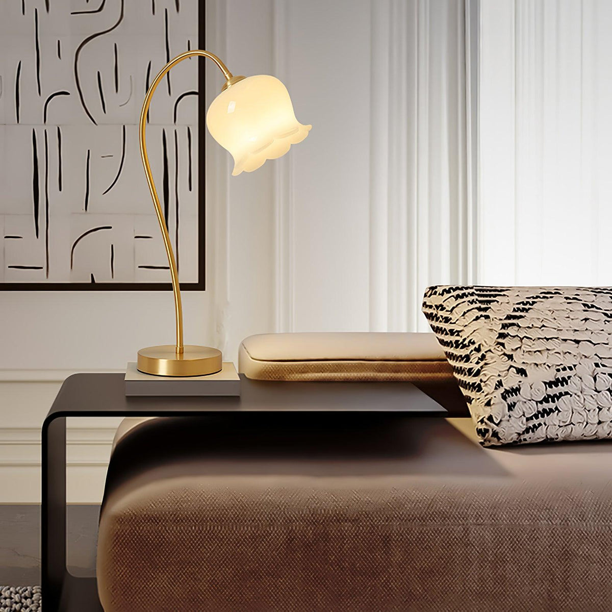 Calvor Brass Vintage Table Lamp