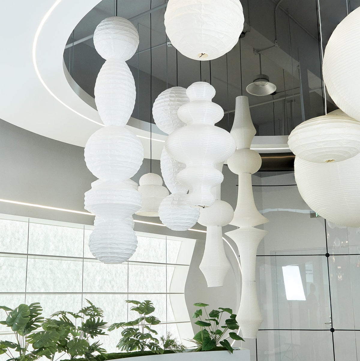 Dov Minimalist Paper Pendant Lamp