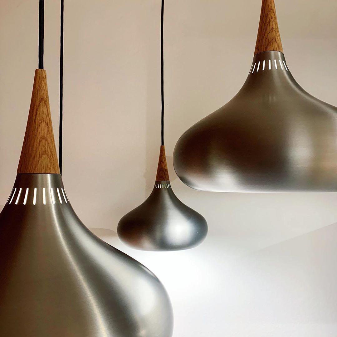 Aelorn Aluminum & Wood Industrial Pendant Light