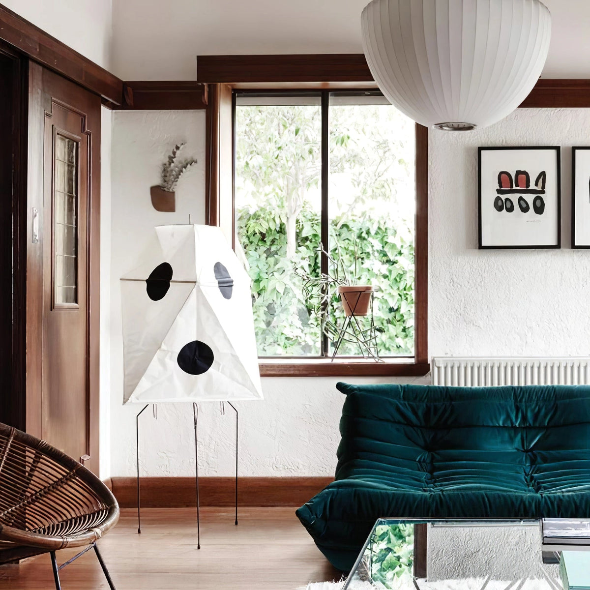 Sath Artistic Fabric Floor Lamp