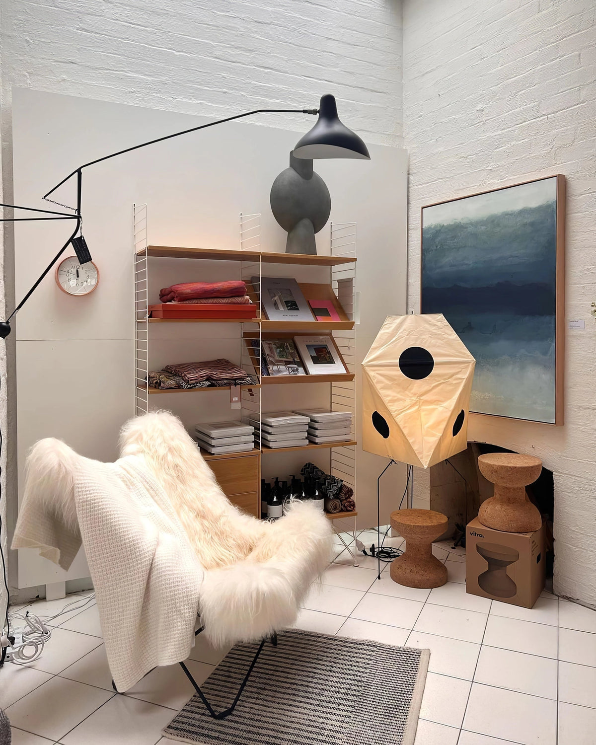 Sath Artistic Fabric Floor Lamp
