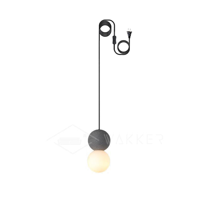 Lumorette Modern Cement Pendant Light