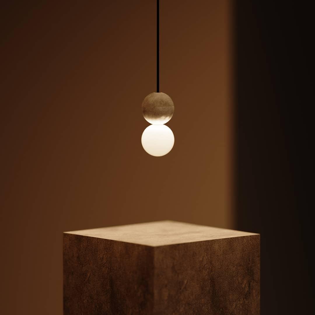 Lumorette Modern Cement Pendant Light