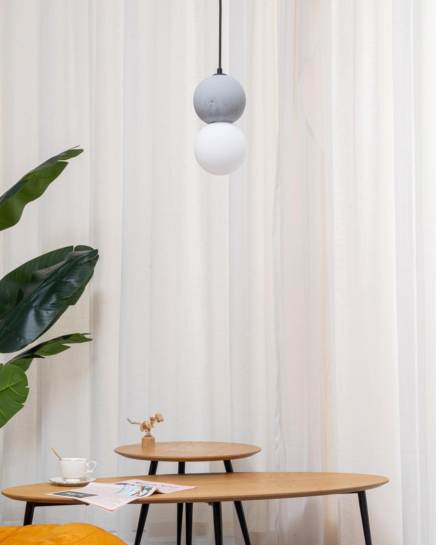 Lumorette Modern Cement Pendant Light