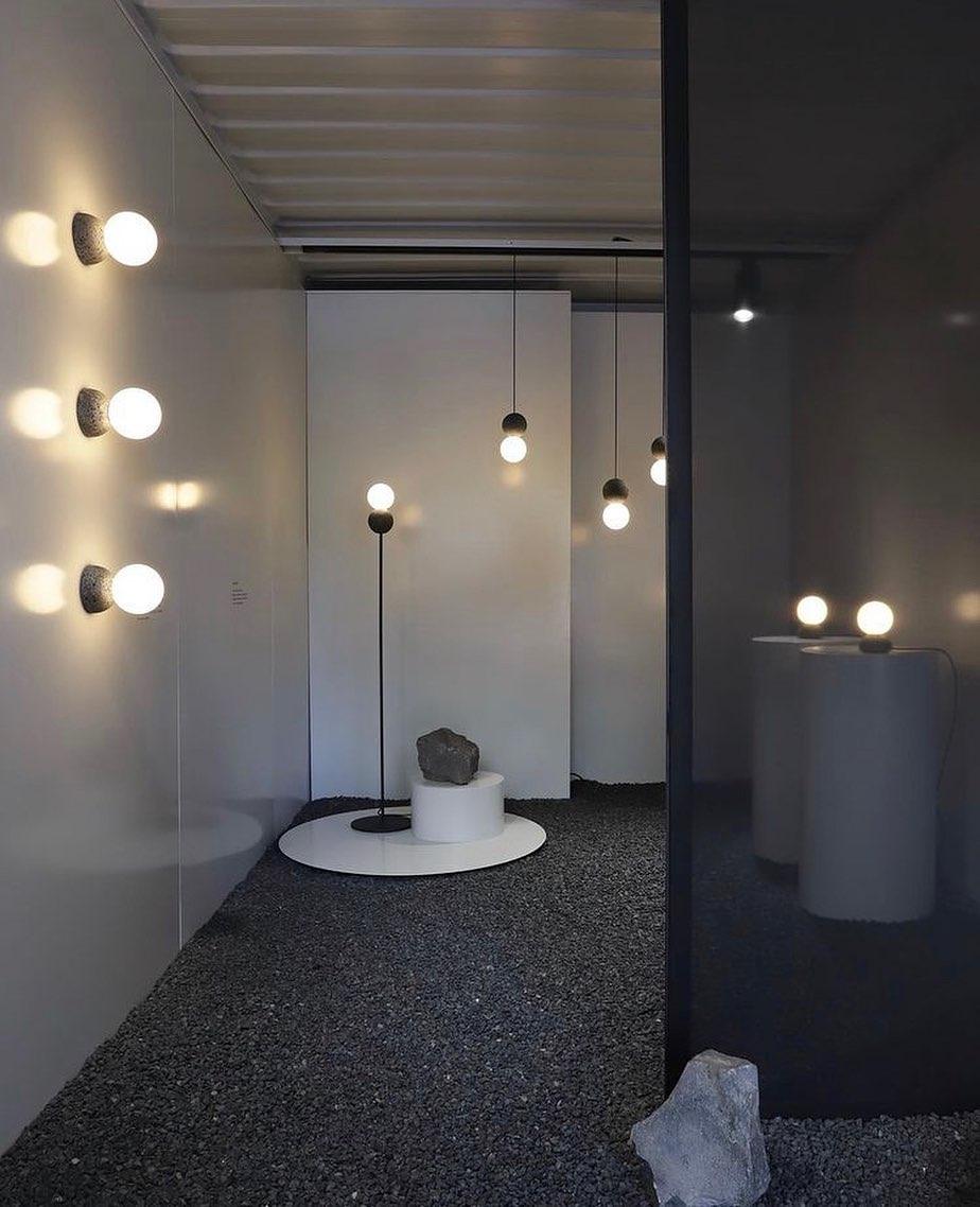 Lumorette Modern Cement Pendant Light