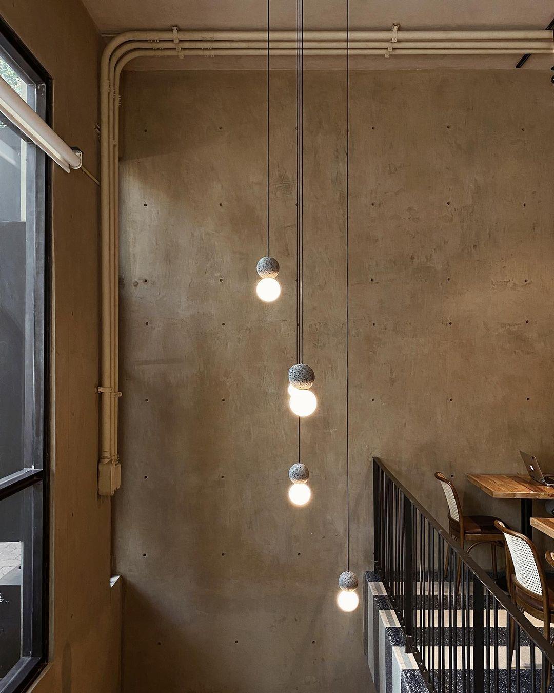 Lumorette Modern Cement Pendant Light