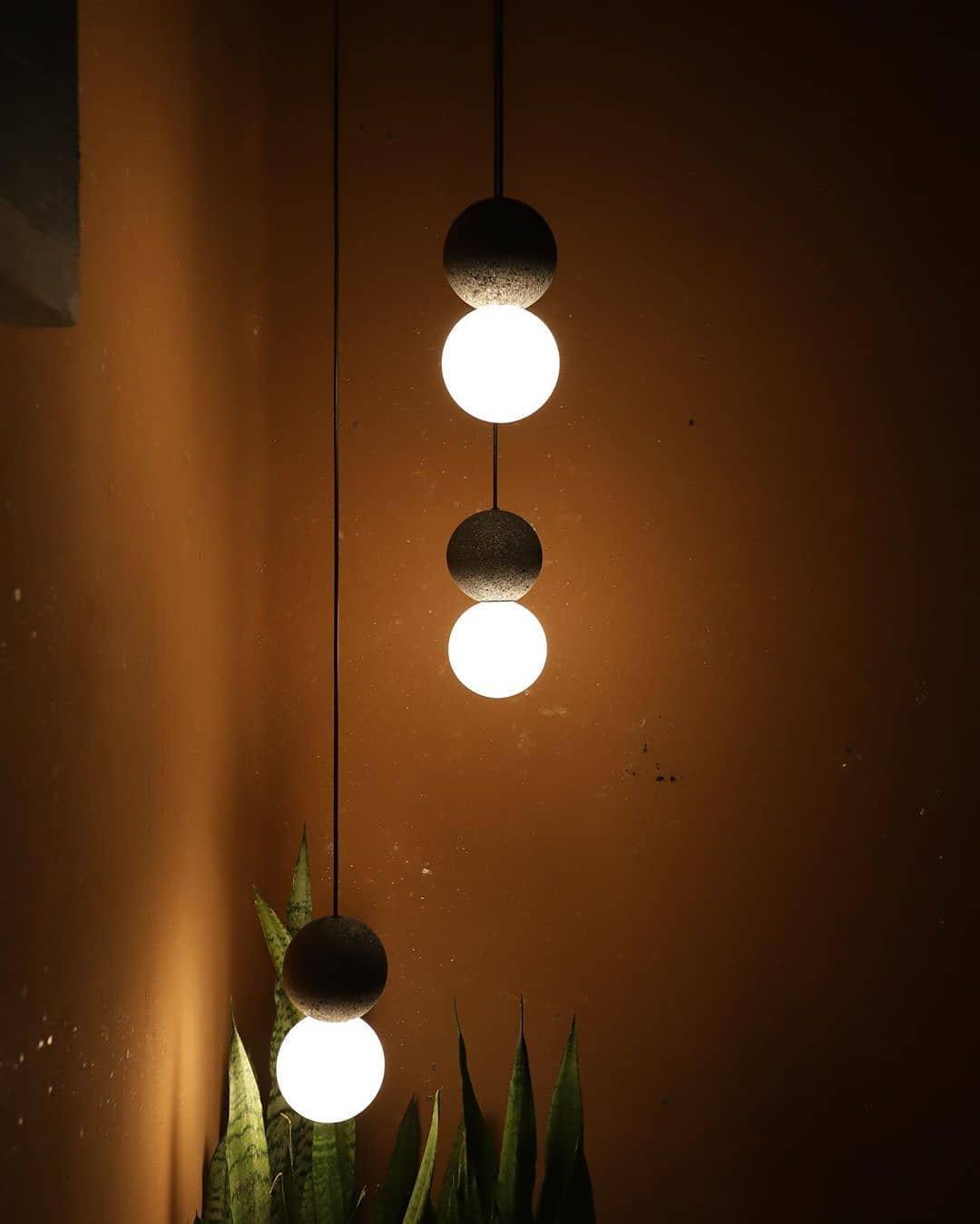 Lumorette Modern Cement Pendant Light