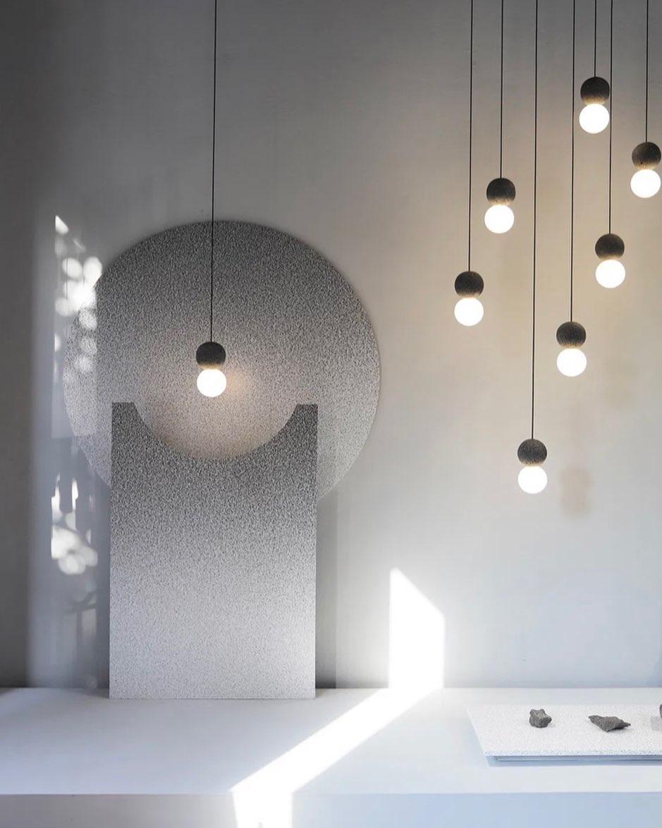 Lumorette Modern Cement Pendant Light