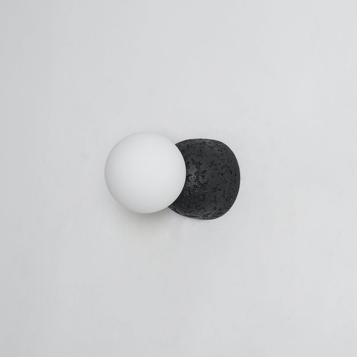 Eirinise Wall Lamp Concrete Opal Glass
