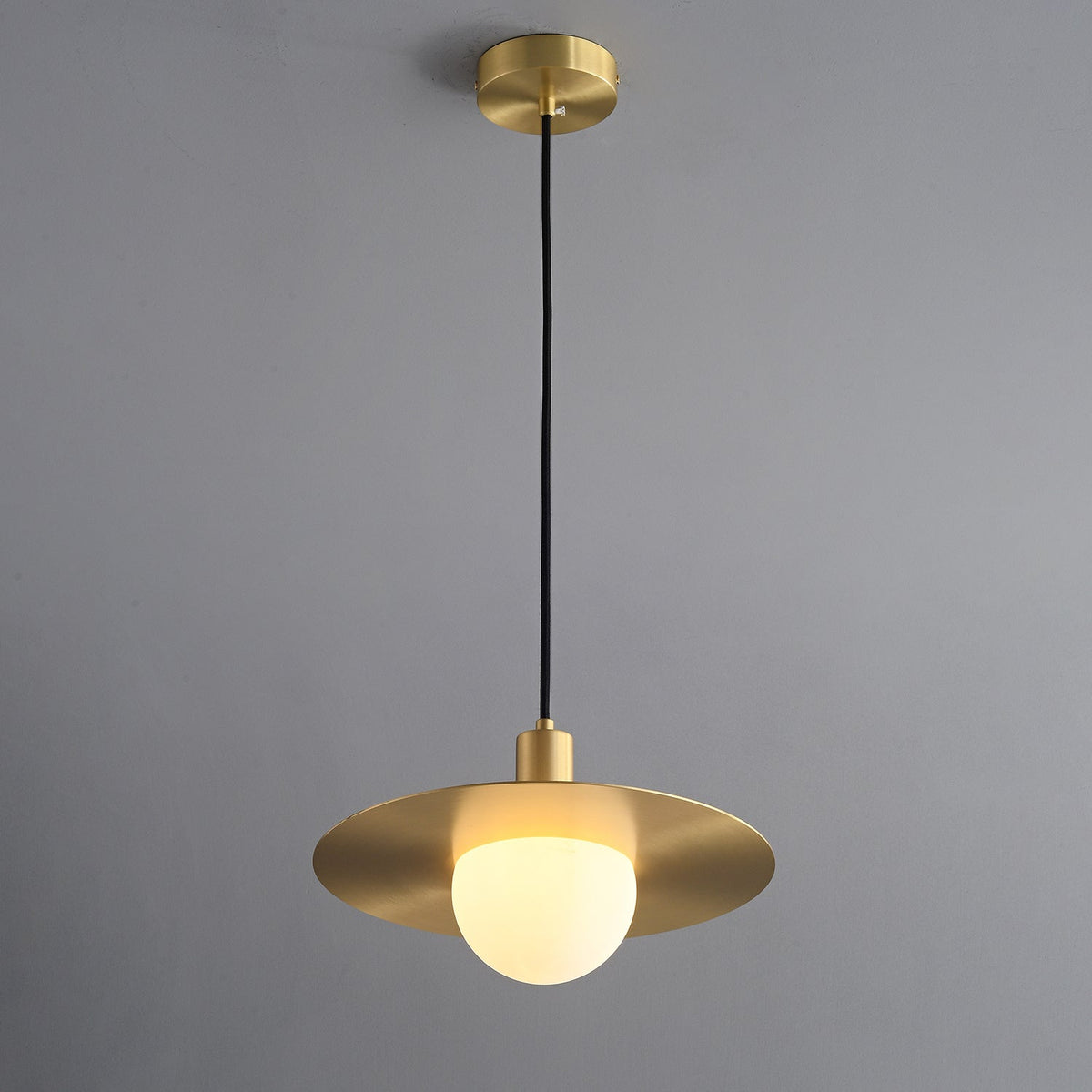 Orionis Premium Nordic Art Brass Glass Pendant Lamp
