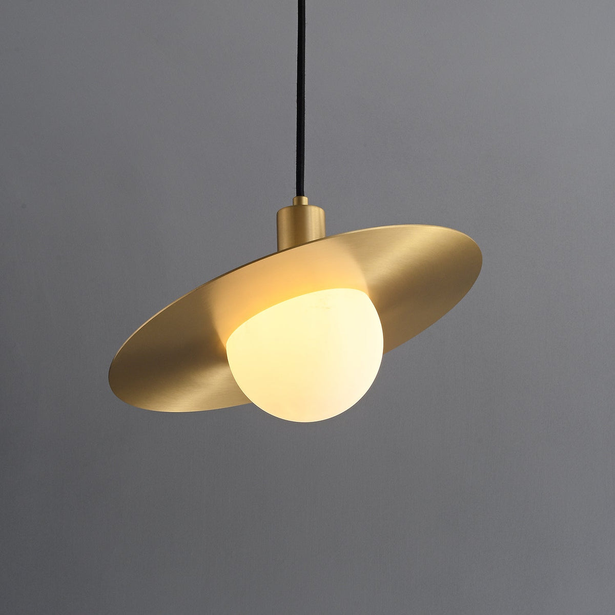 Orionis Premium Nordic Art Brass Glass Pendant Lamp