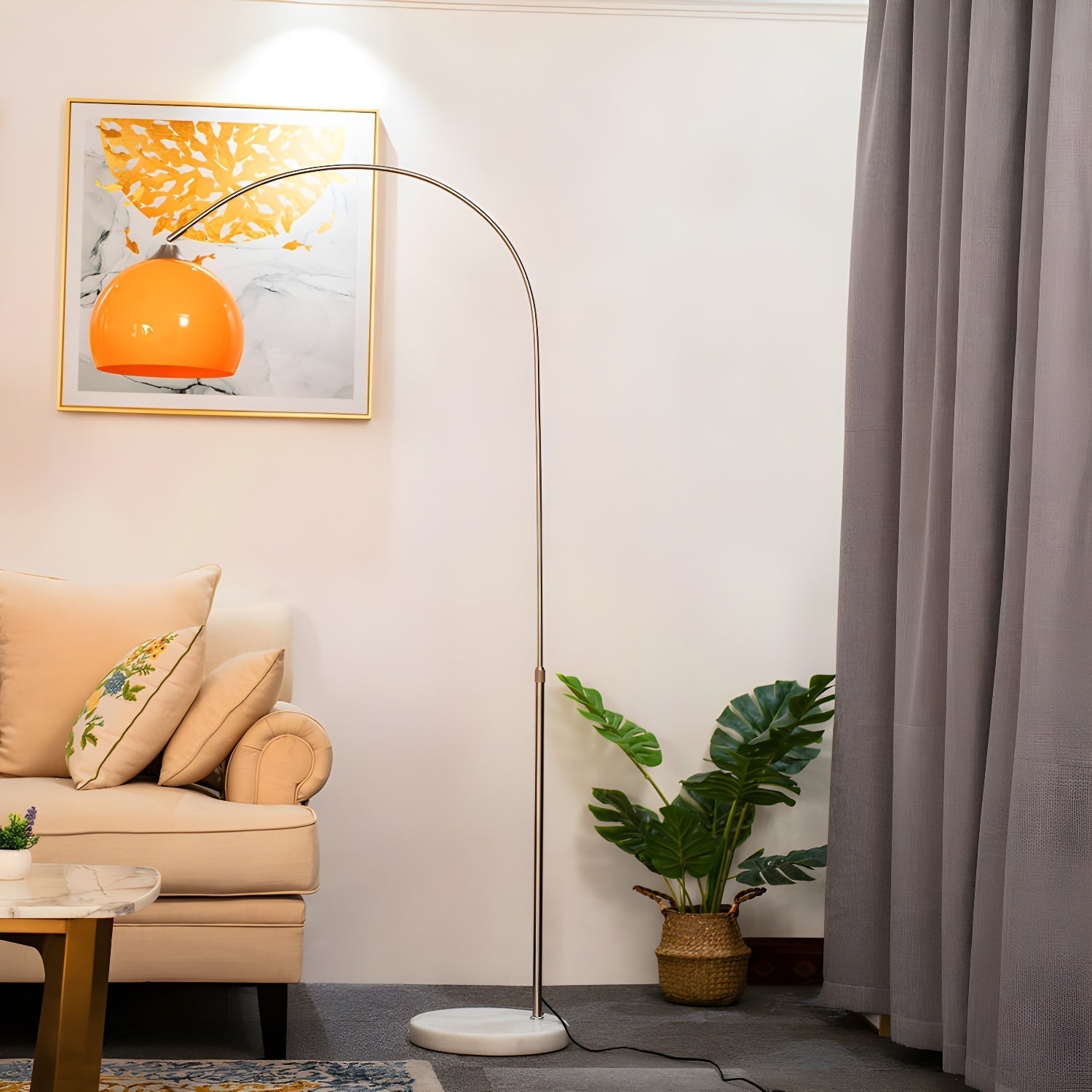 Lustra Floor Lamp Orla Arch - Neutral Decor