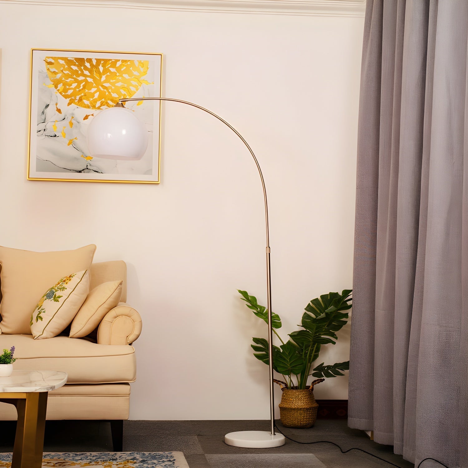 Lustra Floor Lamp Orla Arch - Neutral Decor