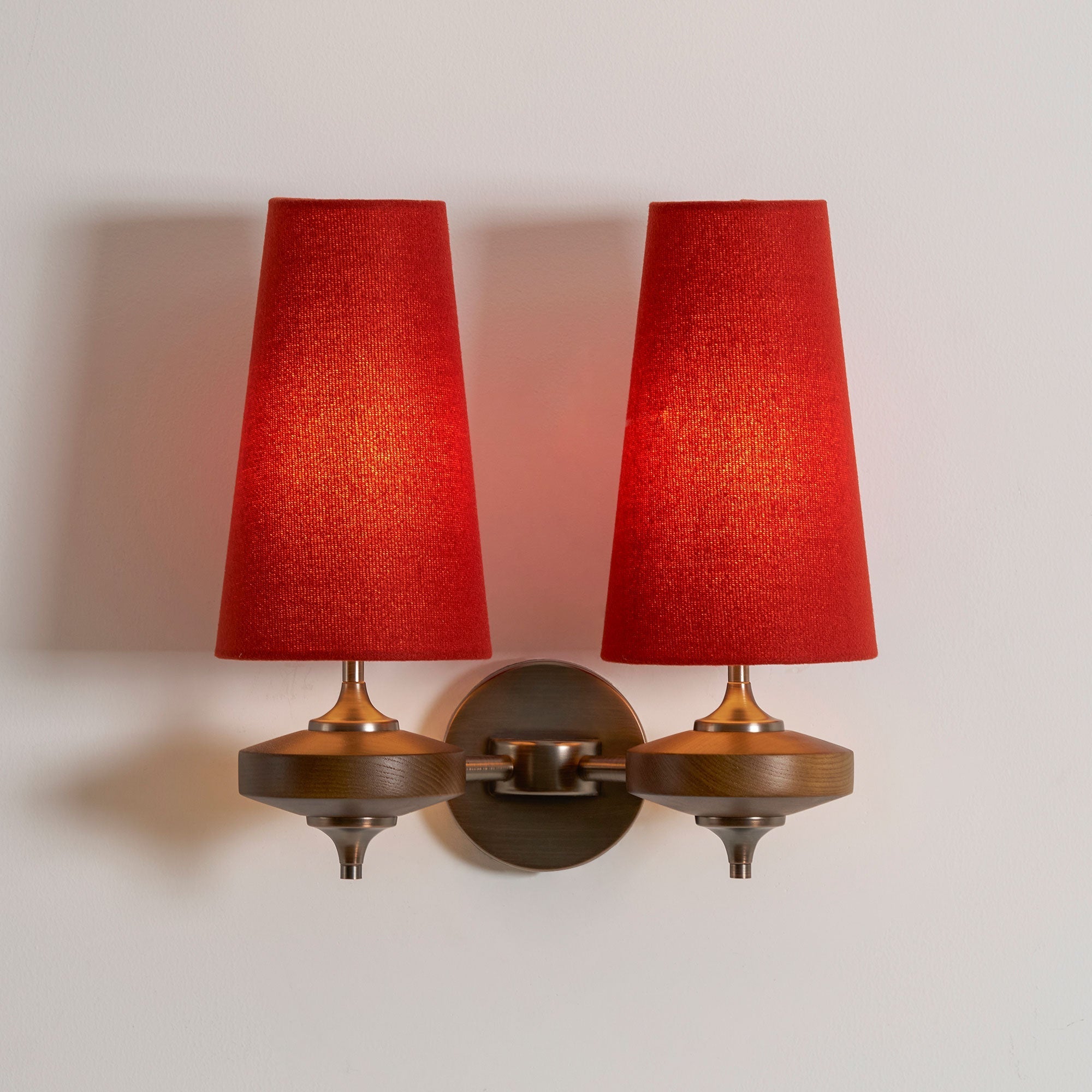 Ravenvale Twin Shade Indoor Wall Light