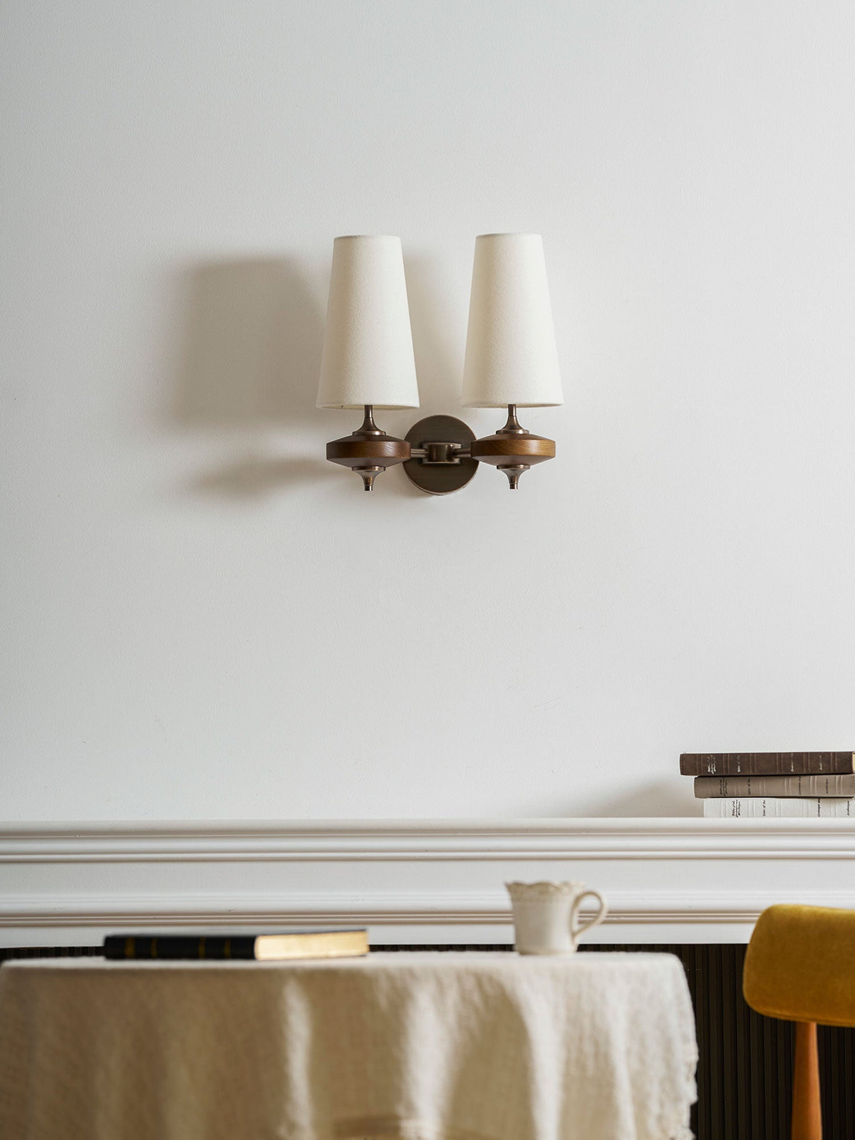 Ravenvale Twin Shade Indoor Wall Light