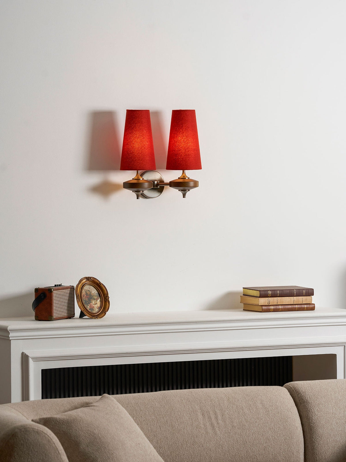 Ravenvale Twin Shade Indoor Wall Light