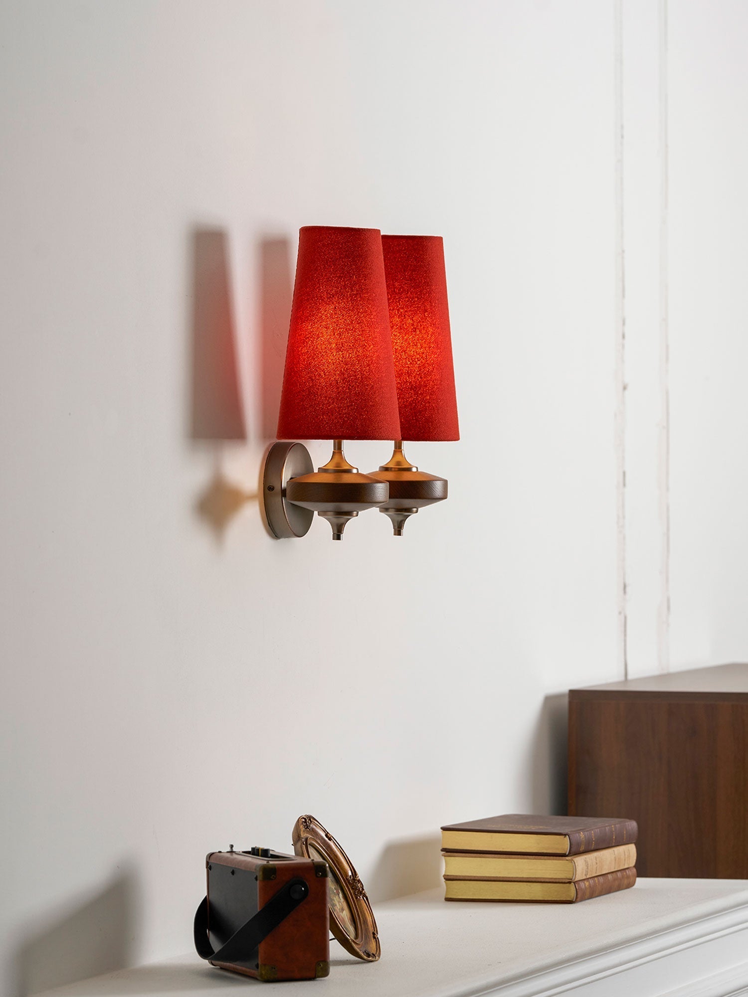 Ravenvale Twin Shade Indoor Wall Light