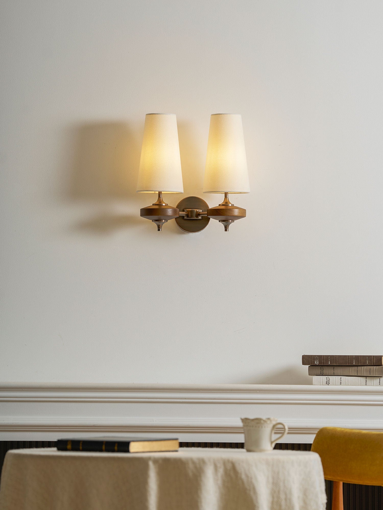 Ravenvale Twin Shade Indoor Wall Light