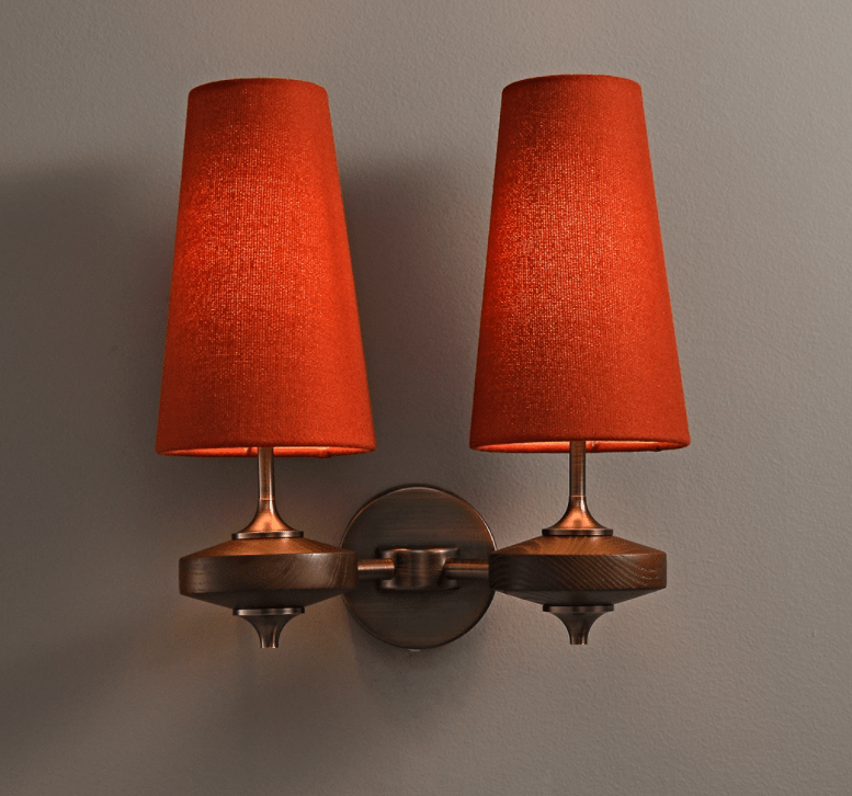 Ravenvale Twin Shade Indoor Wall Light