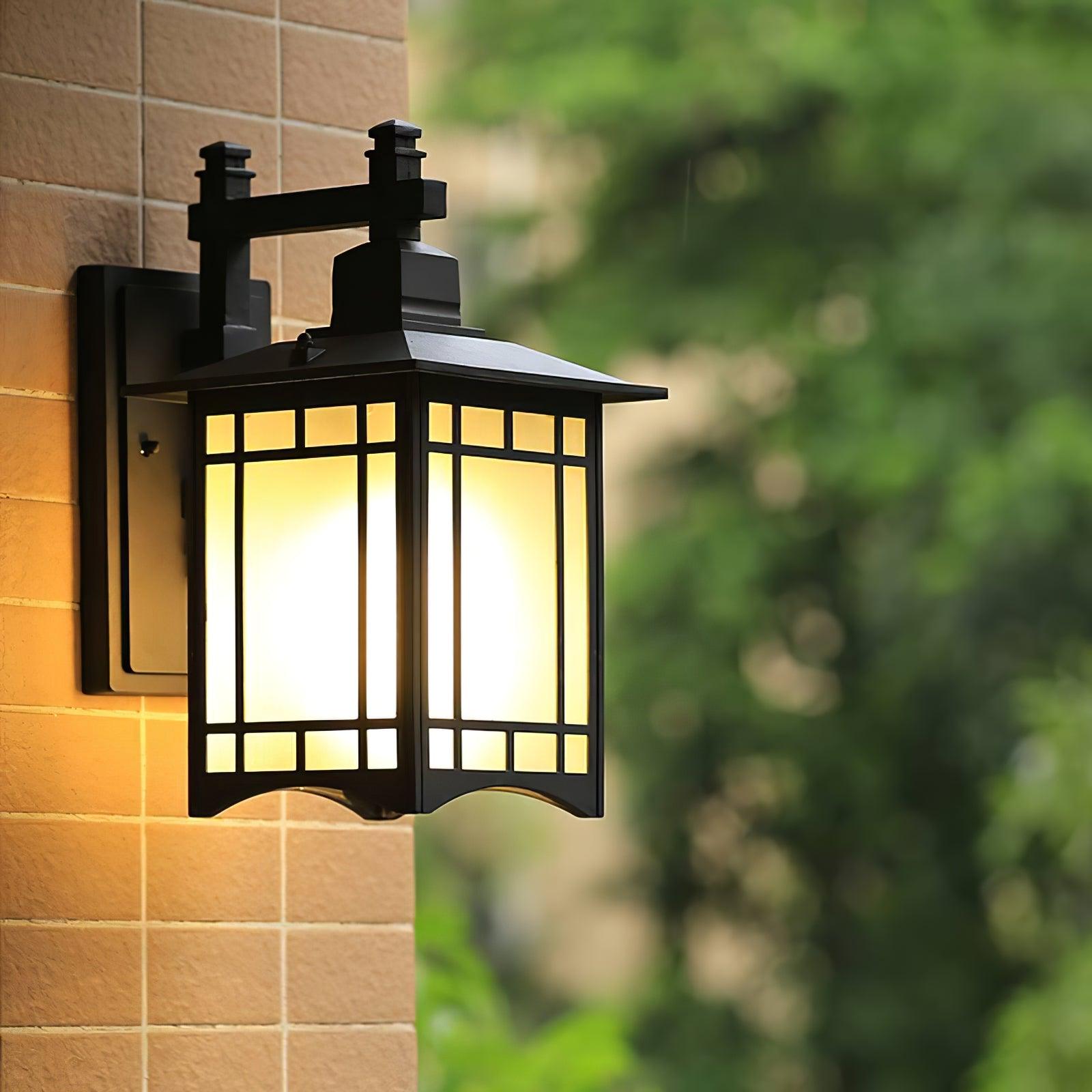 Lioruelle Elegance House Glass Outdoor Wall Light