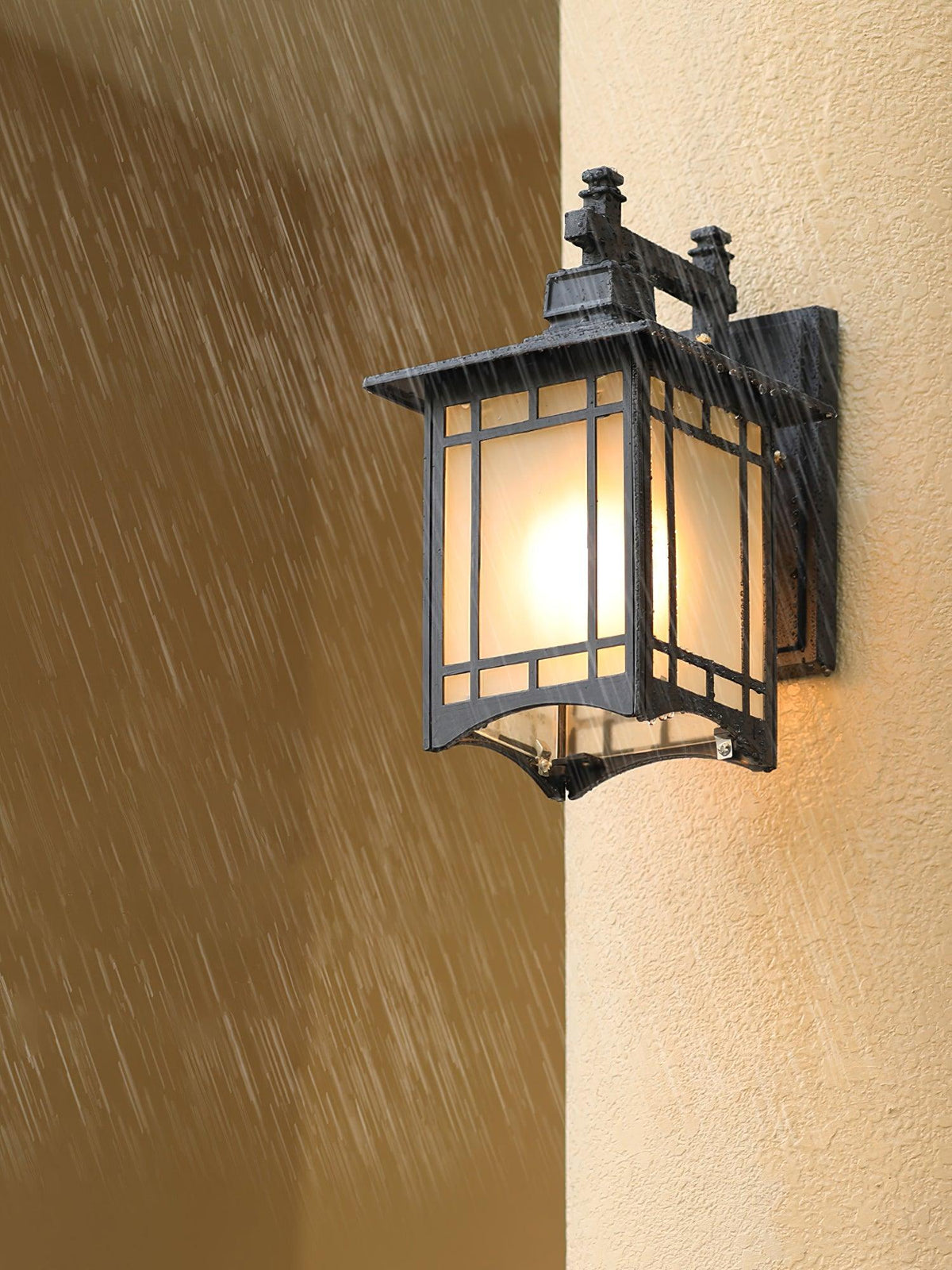 Lioruelle Elegance House Glass Outdoor Wall Light