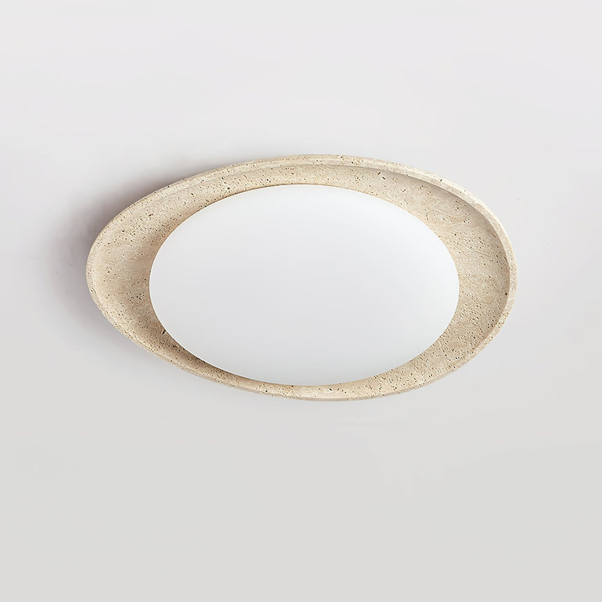 Cunorarae Organic Travertine Ceiling Light