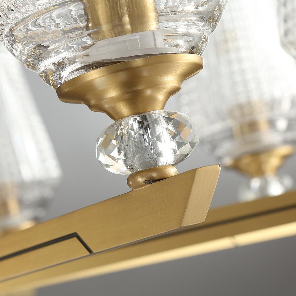 Astra Luxury Hexa Brass Chandelier