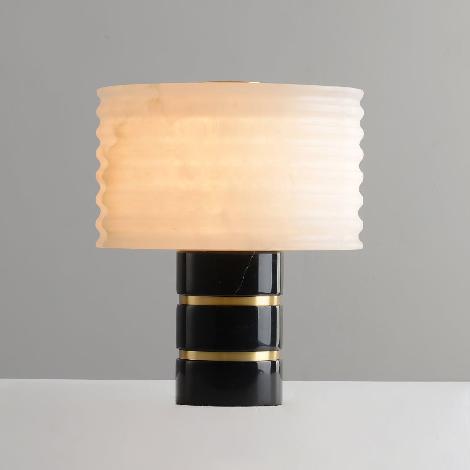 Elmarir Ribbed Alabaster Table Lamp