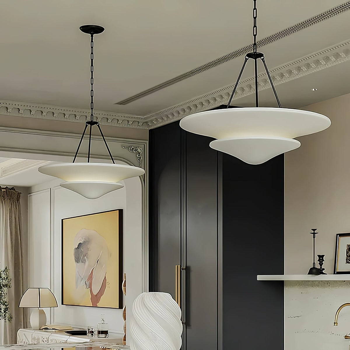 Viraisena Modern Plaster Pendant Light