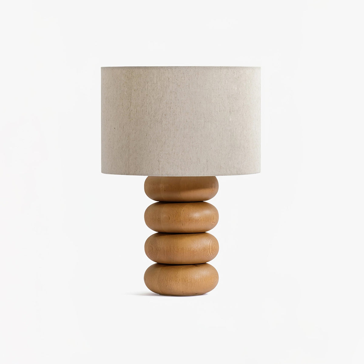 Lild Wood Fabric Table Lamp
