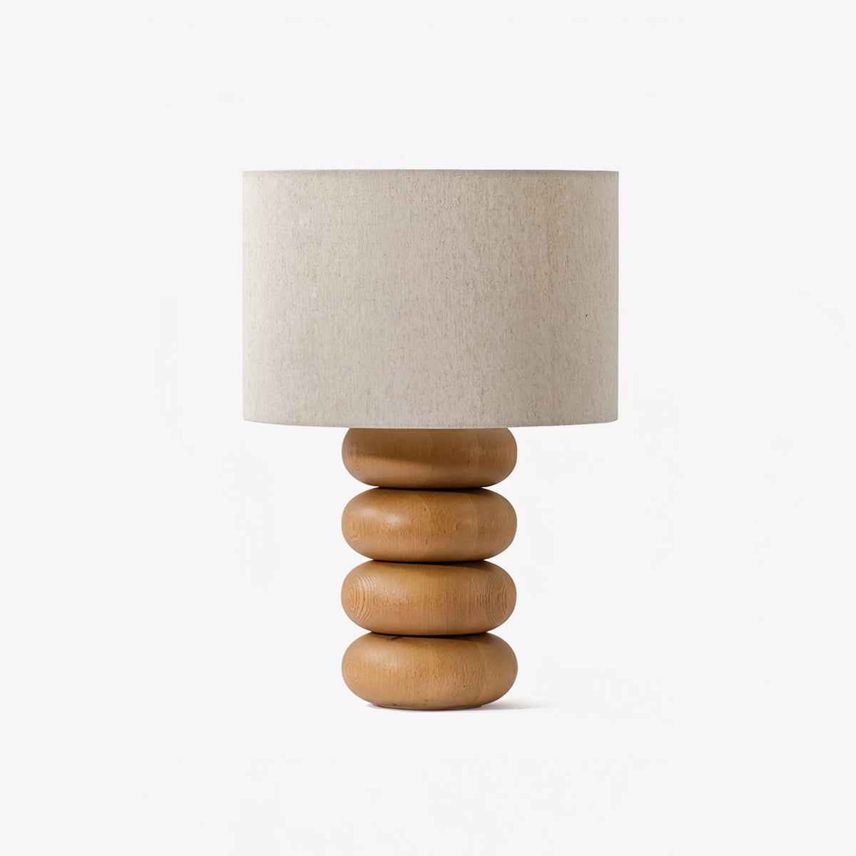 Lild Wood Fabric Table Lamp