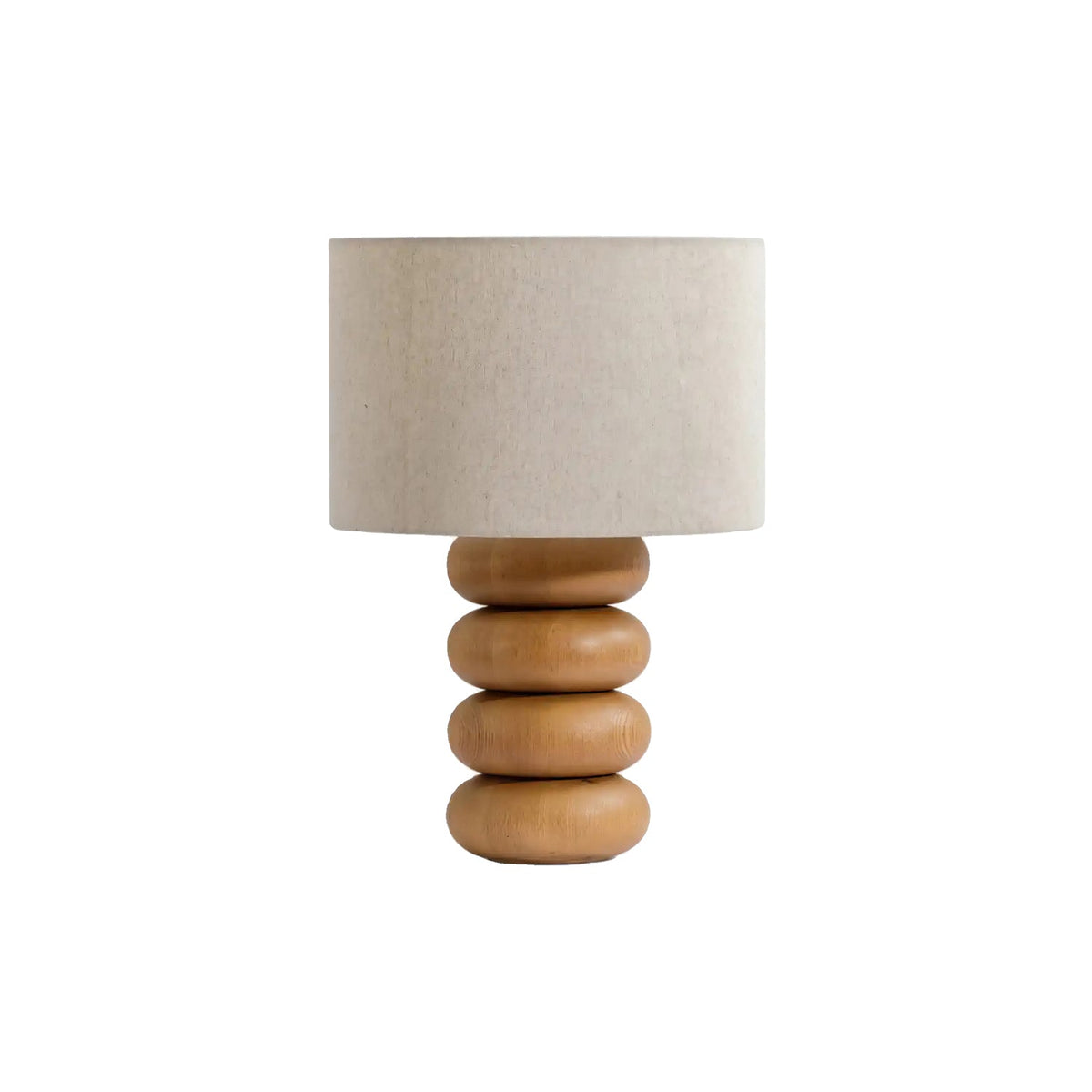 Lild Wood Fabric Table Lamp