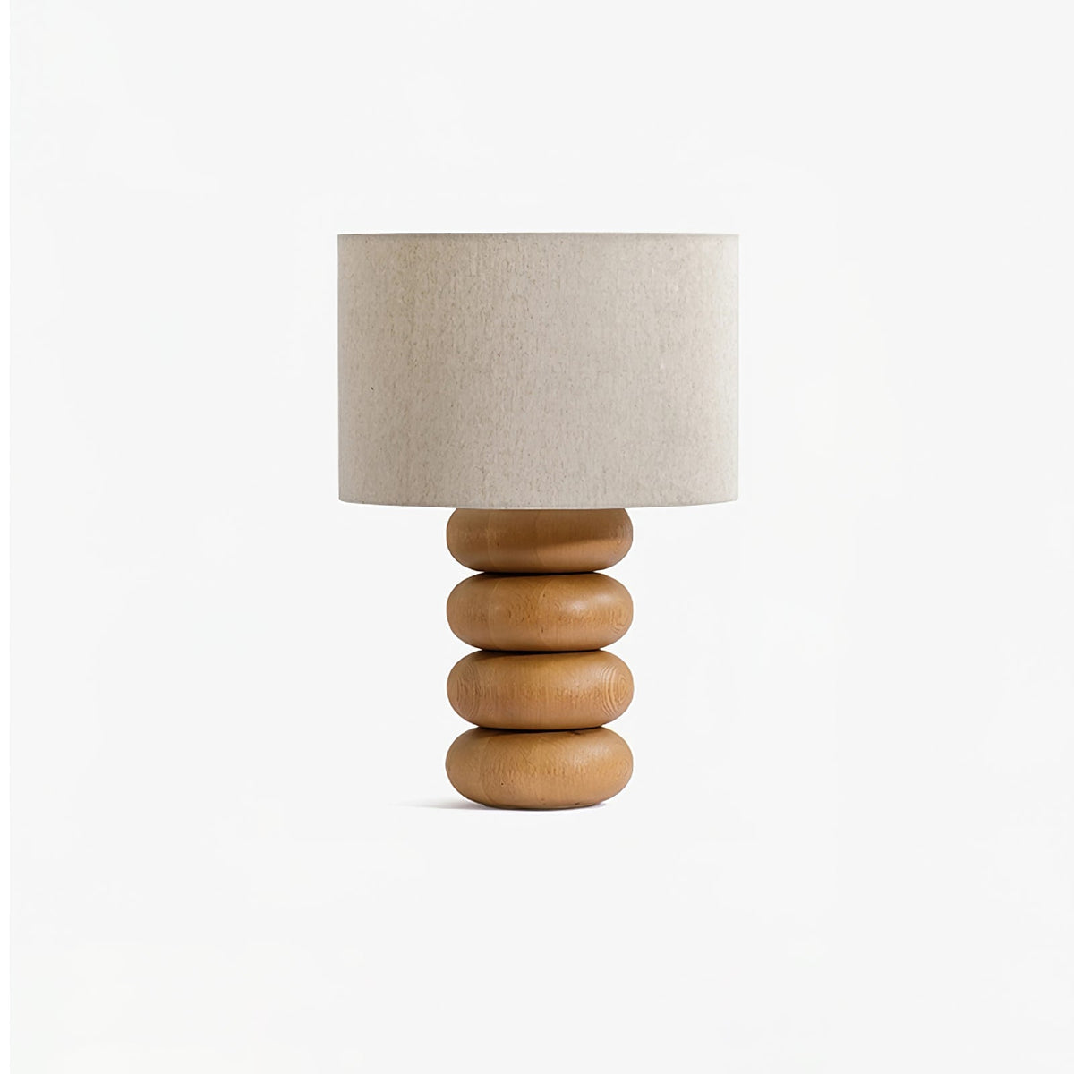 Lild Wood Fabric Table Lamp