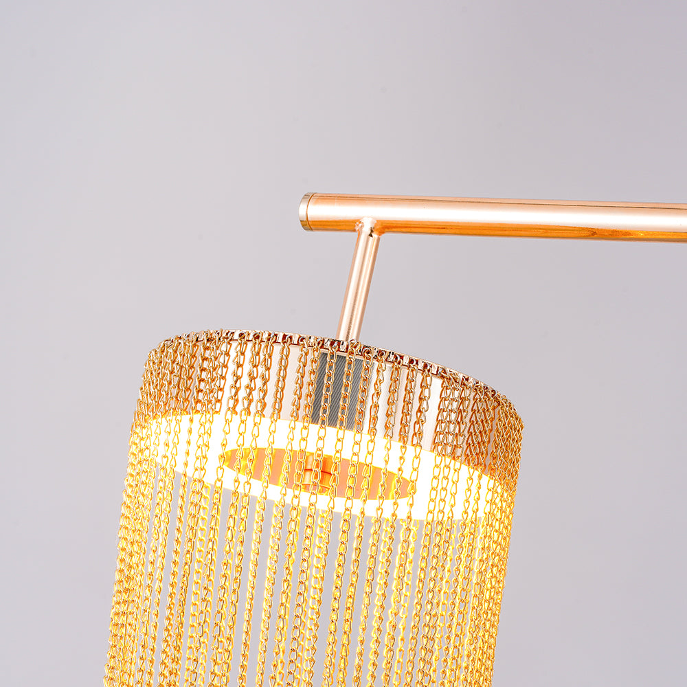 Apsht Pendant Light Copper Chain Sculptural Modern