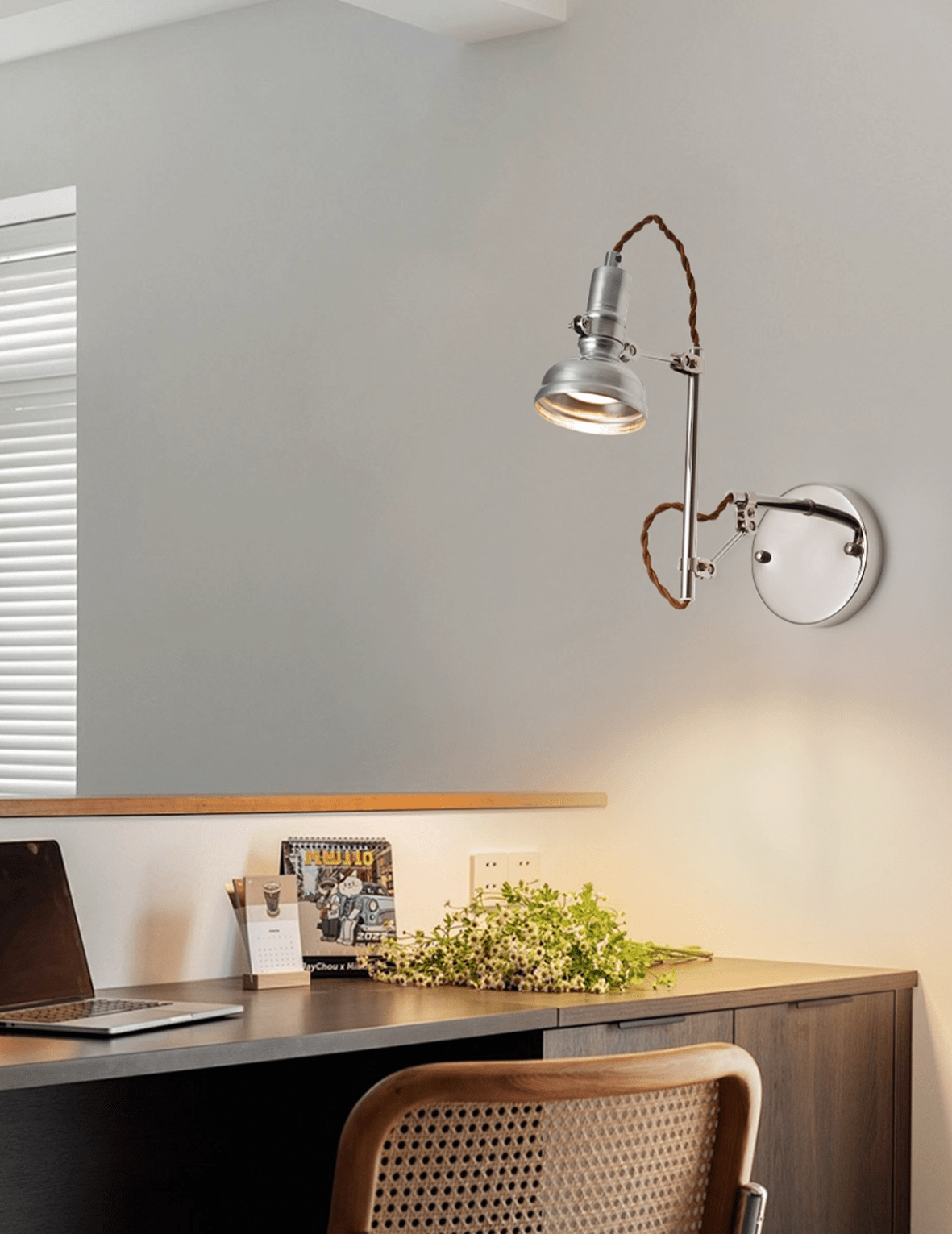 Jorze Crane Wall Lamp