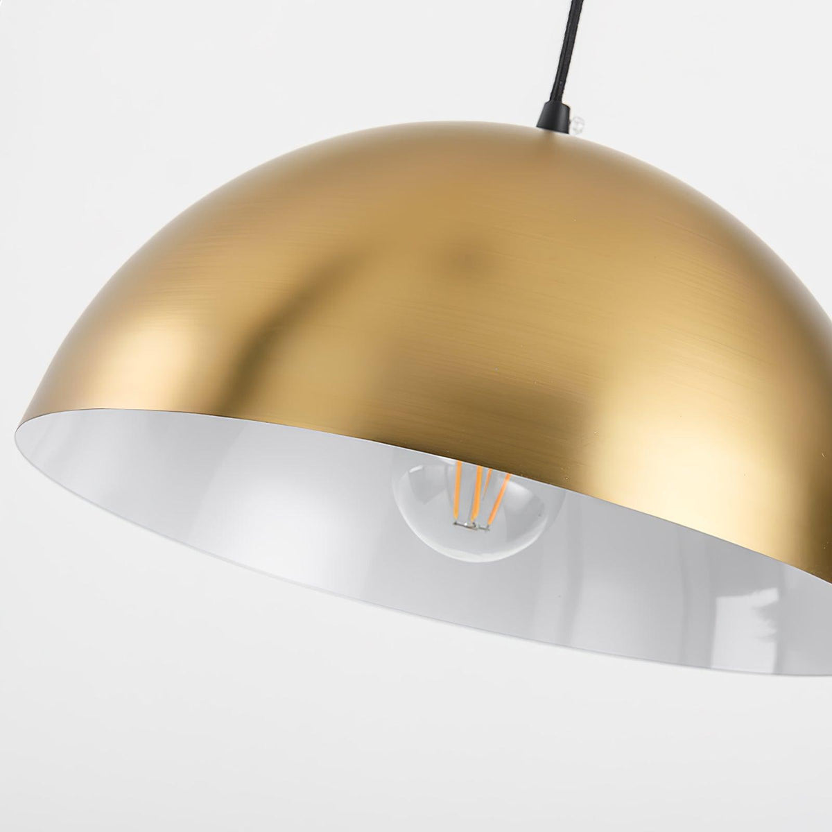 Lumirette Brass Arc Floor Lamp